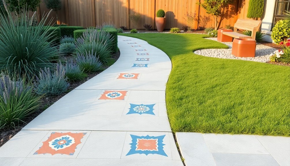 artistic durable garden pathways