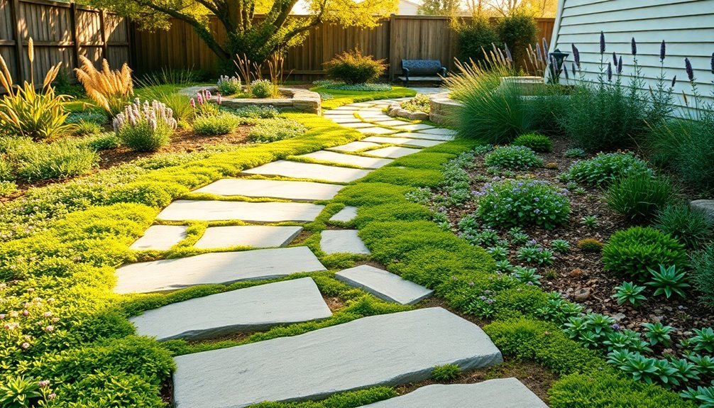 charming natural garden pathways