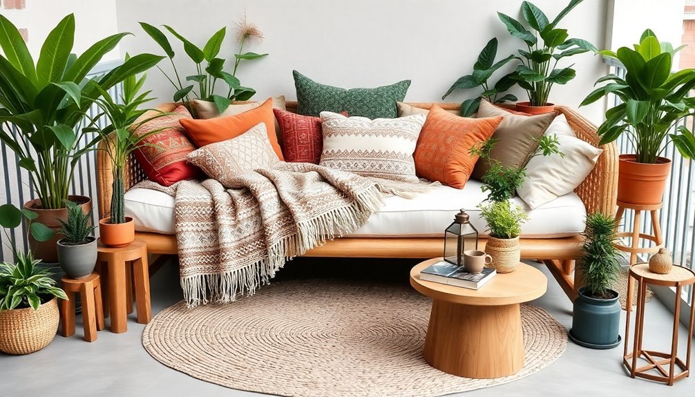 cozy outdoor lounging retreat