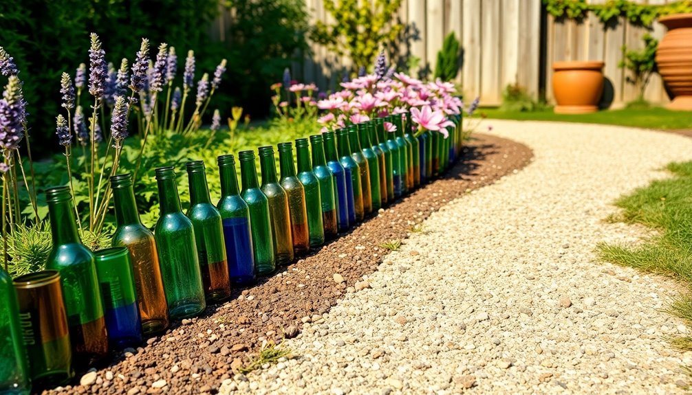 eco friendly colorful garden borders