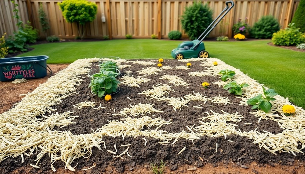 free nourishing garden mulch