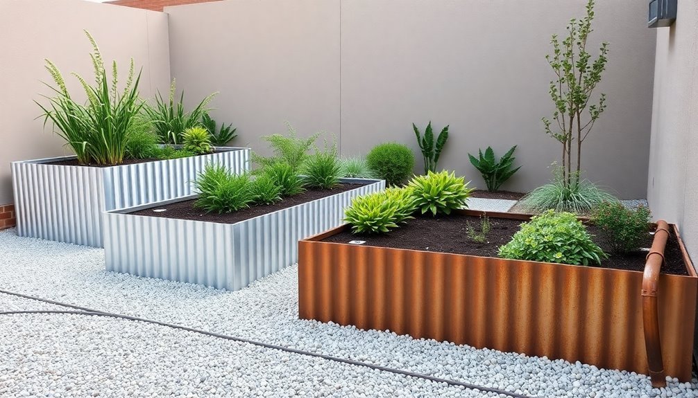 industrial garden metal sheets