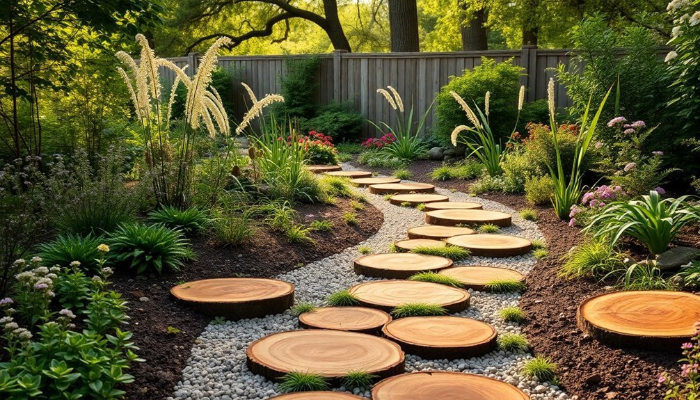 natural garden pathway aesthetics