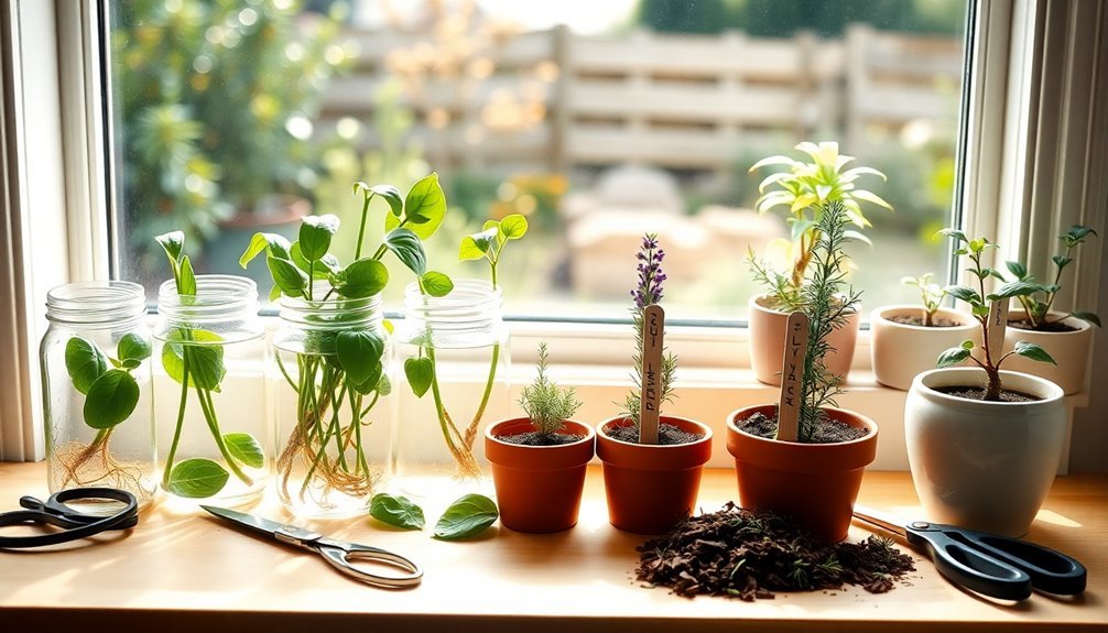 propagating plants from cuttings