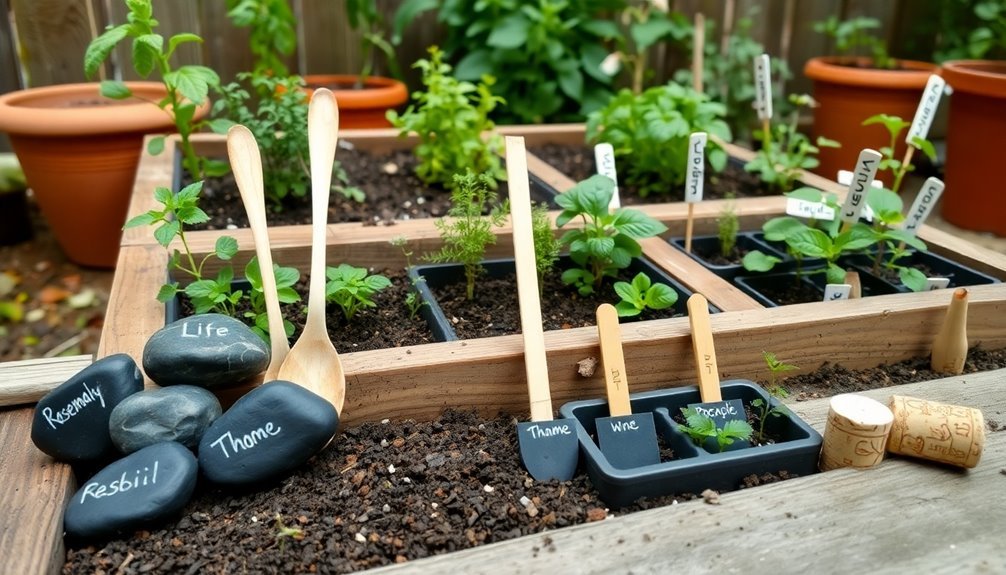 recycled plant marker ideas