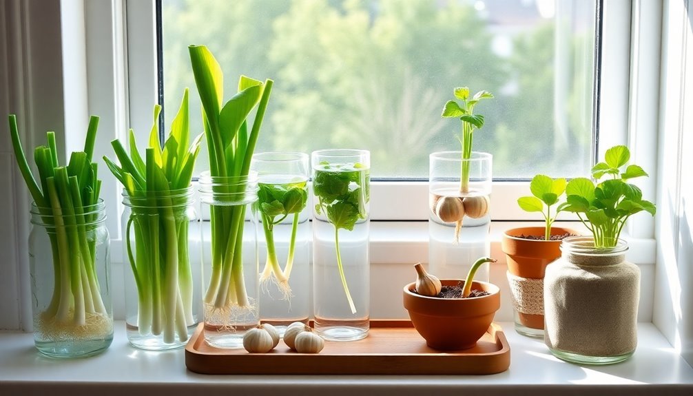regrow vegetables from scraps