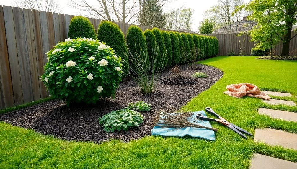 revitalize garden beds pruning